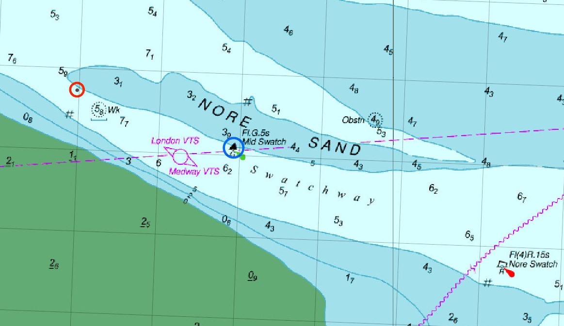 Temporary Relocation of Mid-Swatch Buoy | Port of London Authority